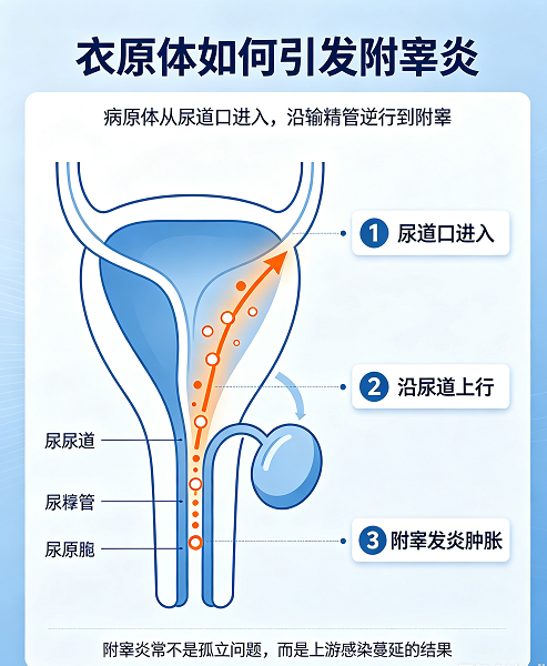 衣原体引起的附睾炎为什么总反复? 伴侣同治是关键