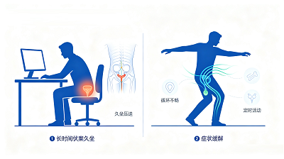 前列腺炎导致阴囊潮湿睾丸隐痛?每天坐班8小时的缓解方法